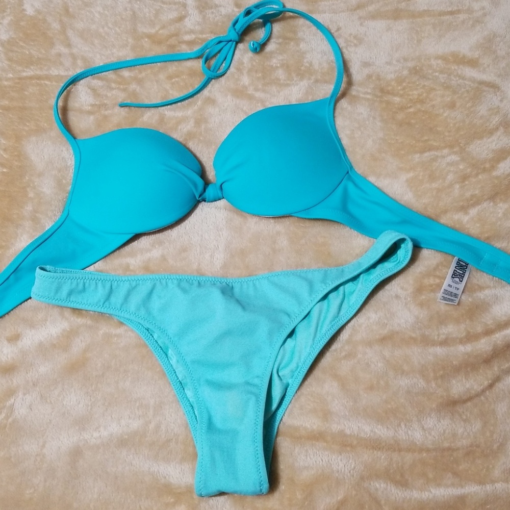 Pink Victoria Secret bikini set